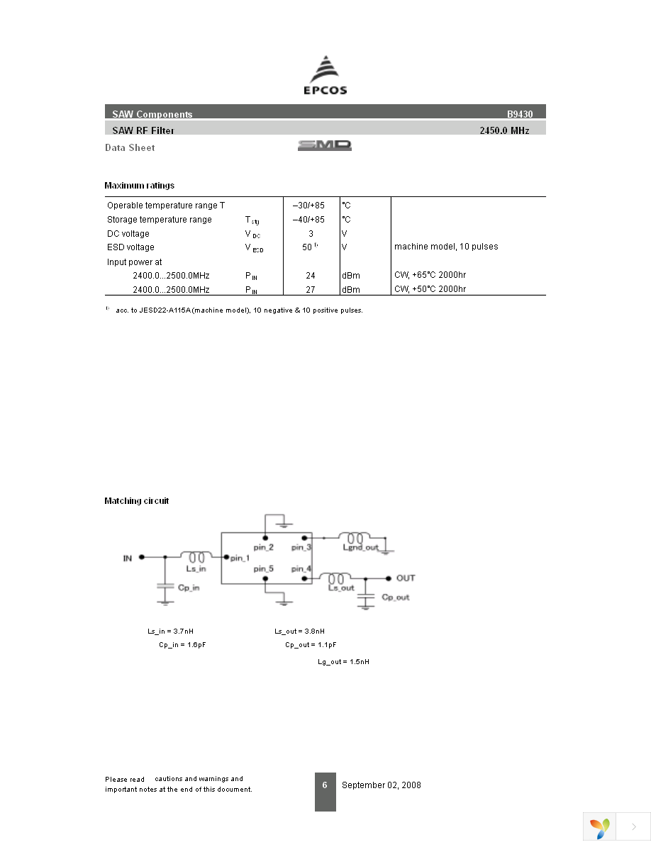 B39252B9430M410 Page 6