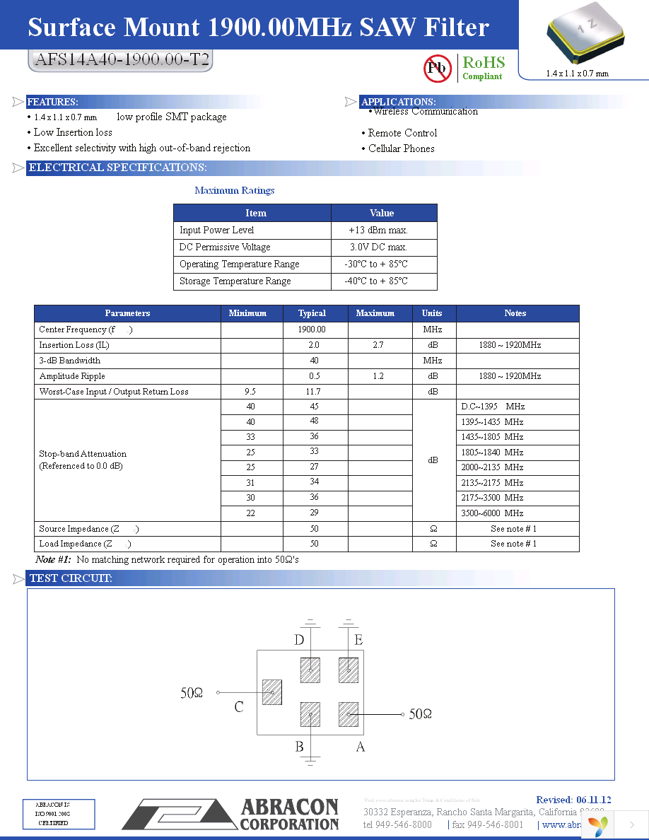 AFS14A40-1900.00-T2 Page 1