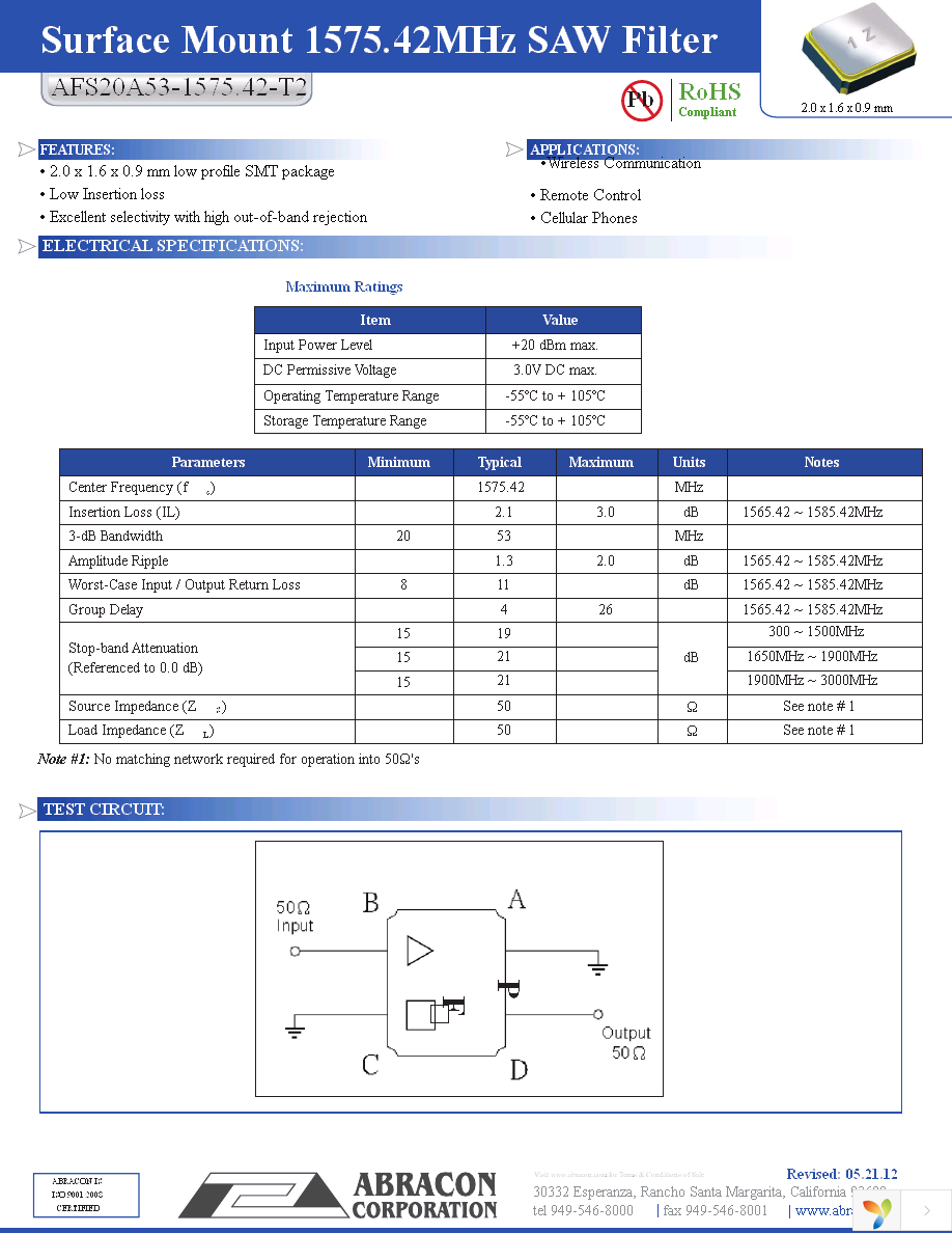 AFS20A53-1575.42-T2 Page 1