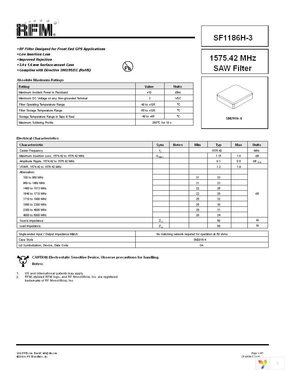 SF1186H-3 Page 1