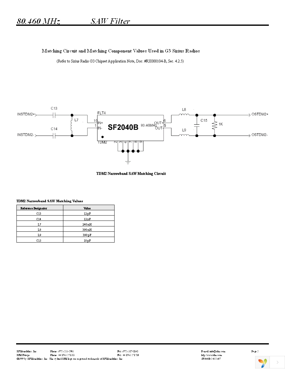 SF2040B-2 Page 2