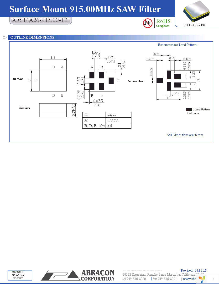 AFS14A26-915.00-T3 Page 2