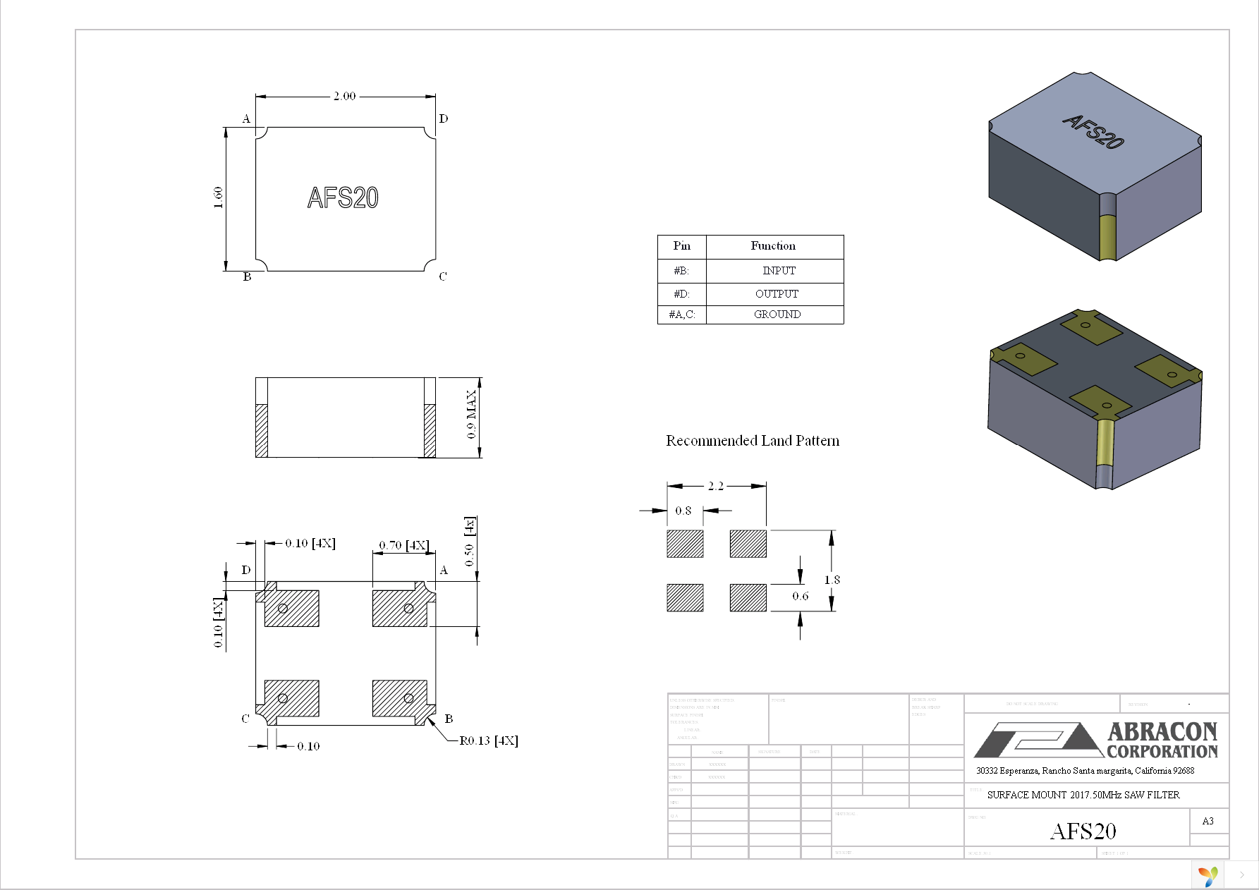 AFS20A05-1672.50-T3 Page 1