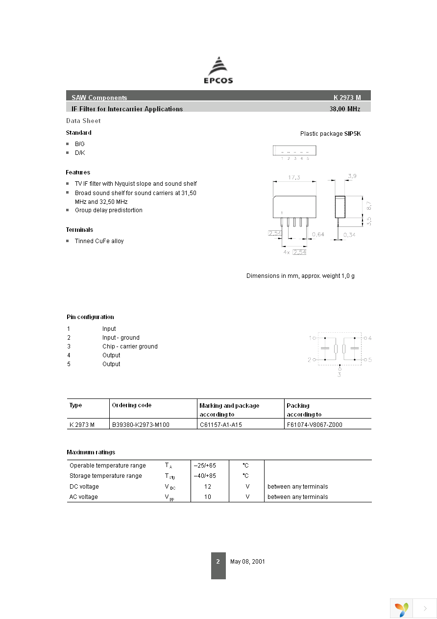 B39380K2973M100 Page 2