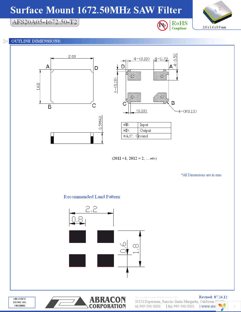 AFS20A05-1672.50-T2 Page 2