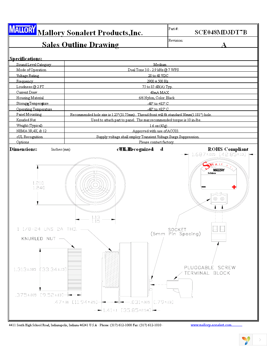 SCE048MD3DT7B Page 1