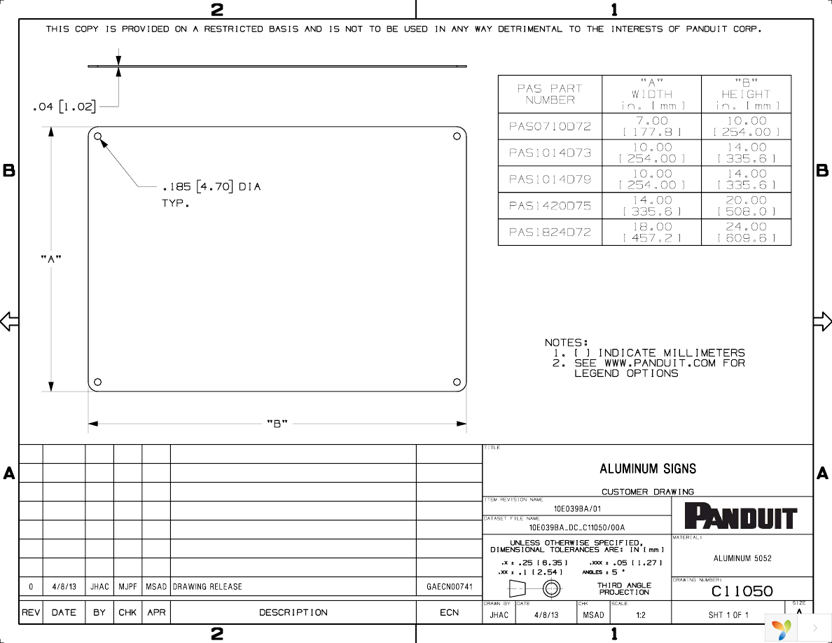 PAS0710D72 Page 1