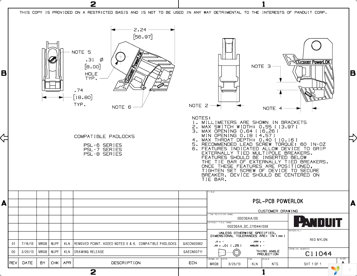 PSL-PCB-V Page 1