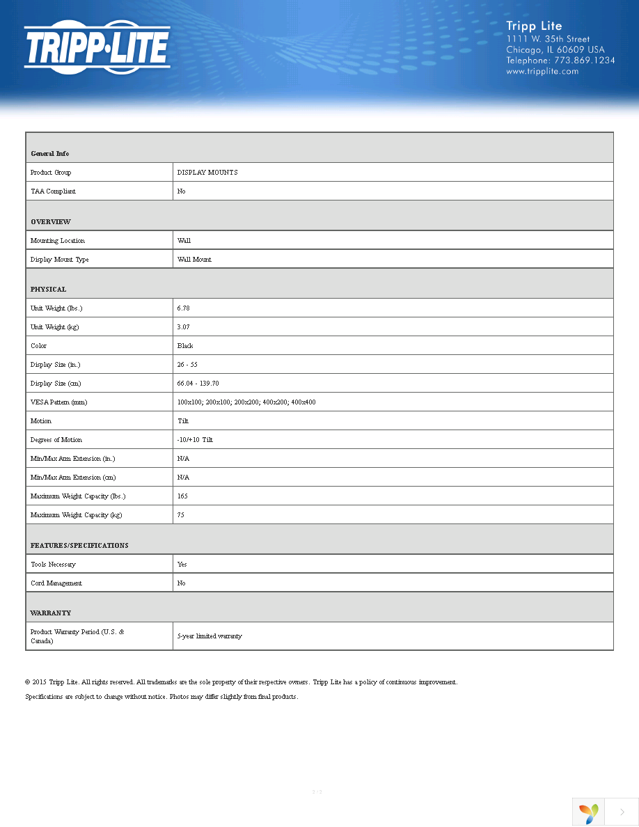 DWT2647XP Page 2