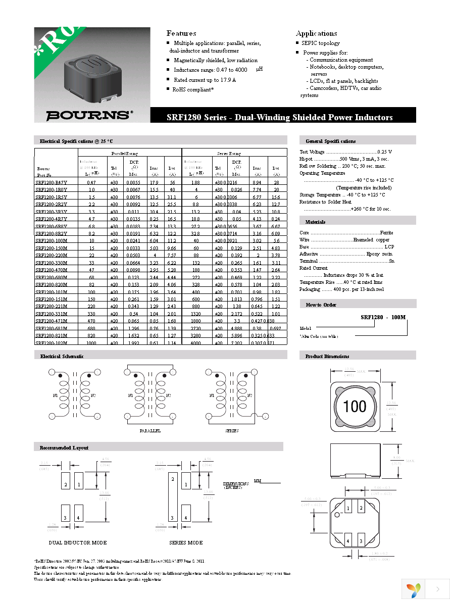 SRF1280-330M Page 1