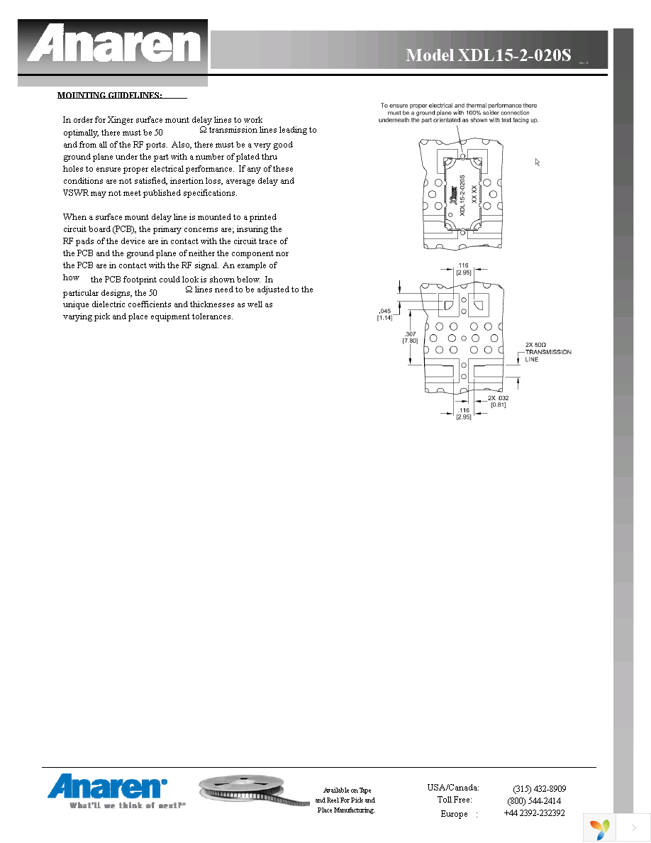 XDL15-2-020S Page 3