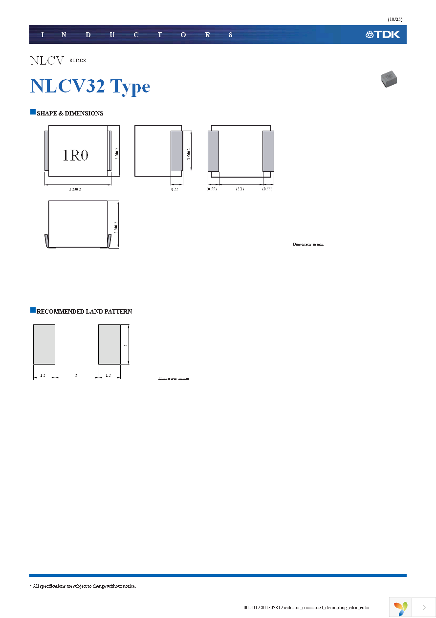 NLCV32T-101K-PF Page 10