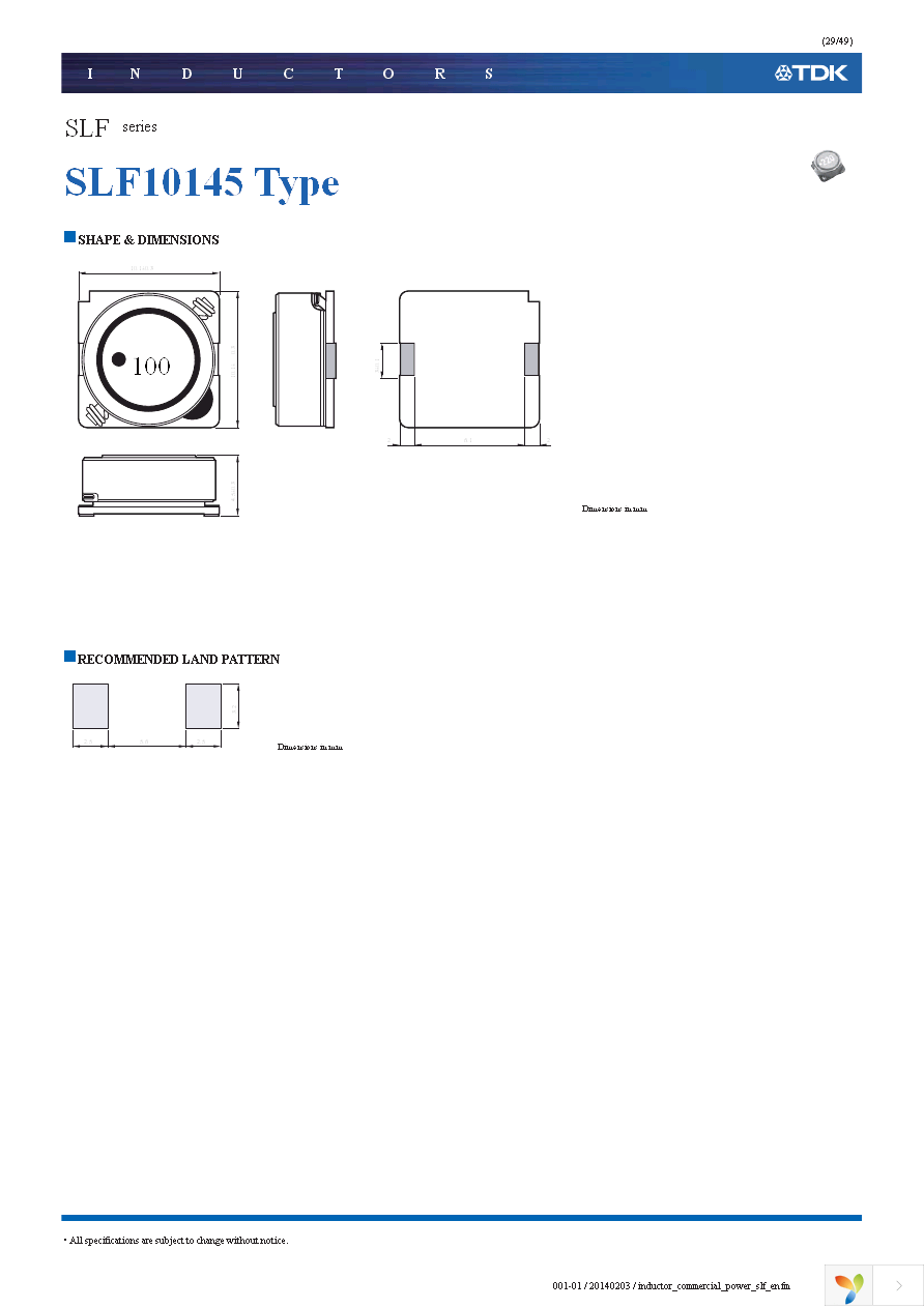 SLF6028T-6R8M1R5-PF Page 29