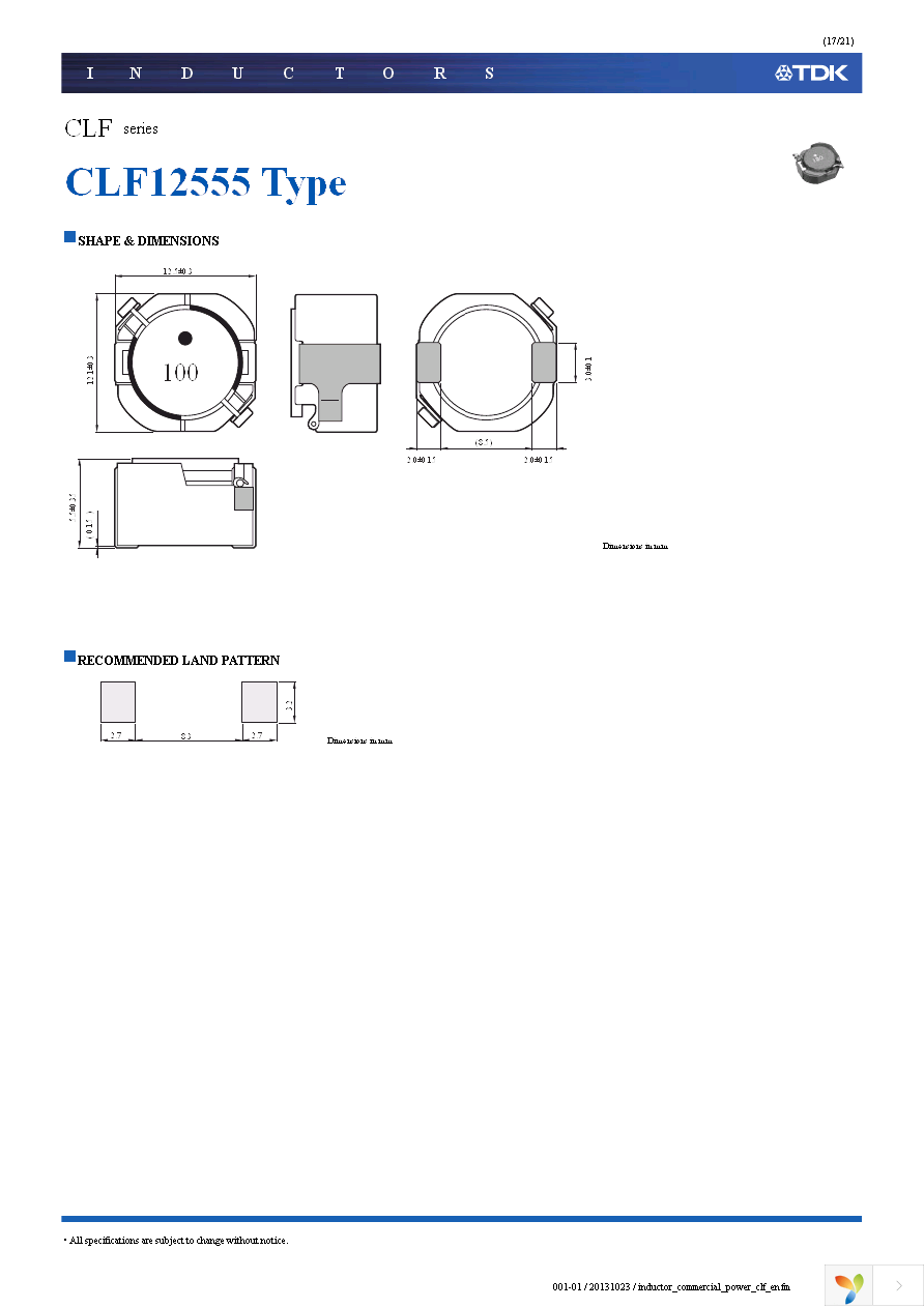 CLF7045T-6R8N Page 17