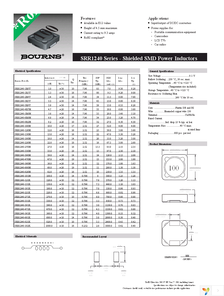 SRR1240-330M Page 1