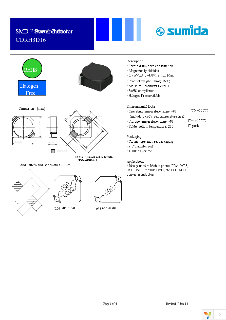 CDRH3D16NP-4R7NC Page 1