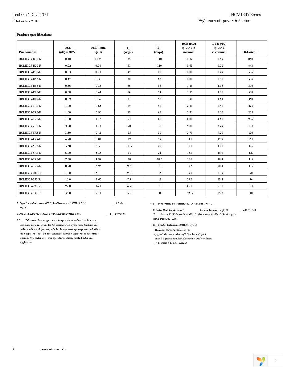 HCM1305-R47-R Page 2