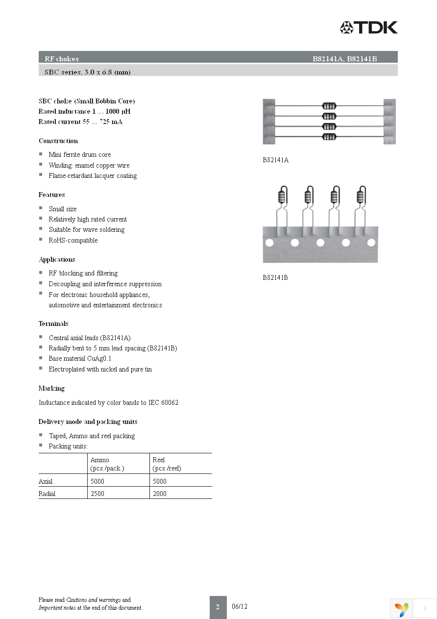 B82141A1103K Page 2