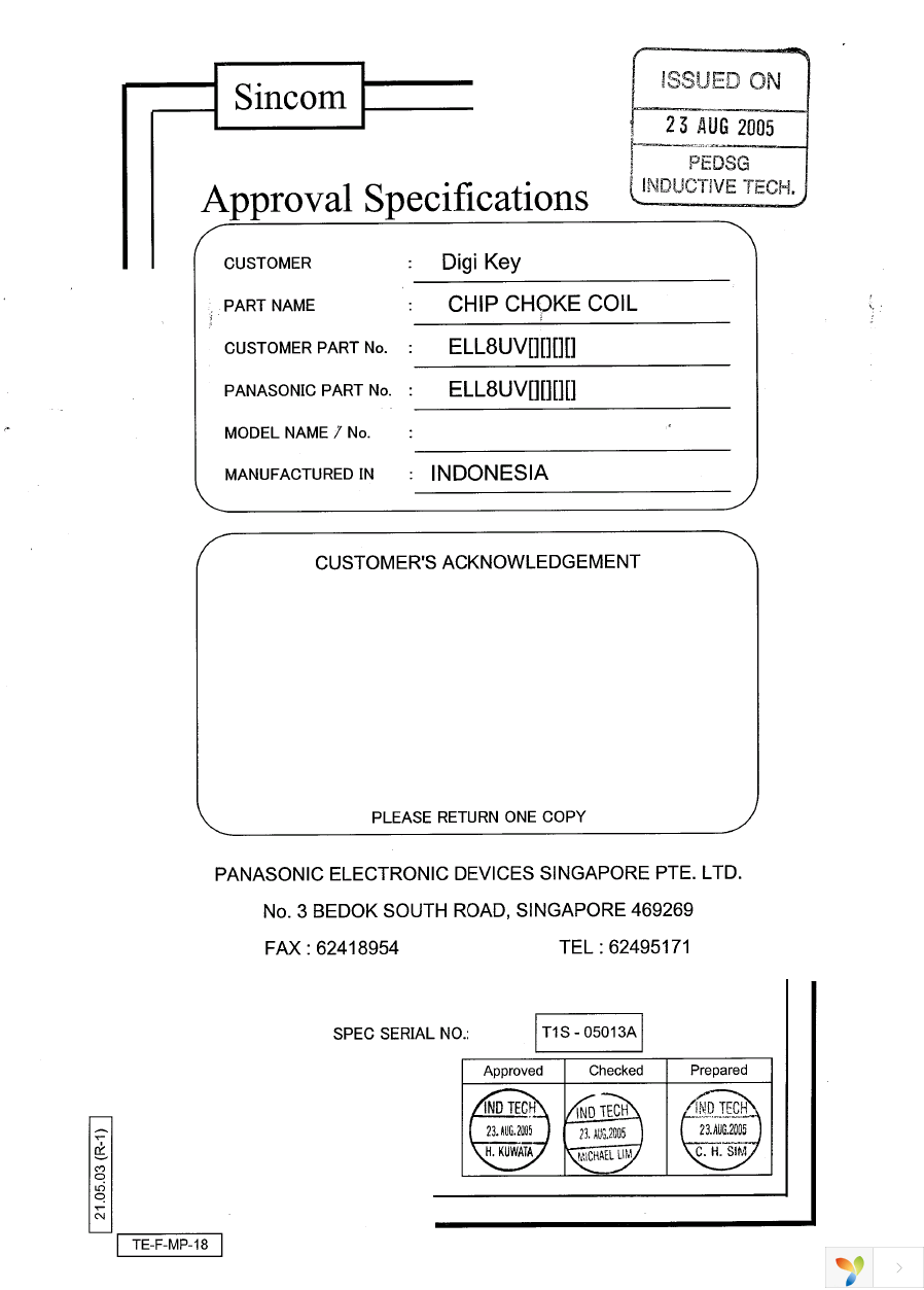 ELL-8UV221M Page 2