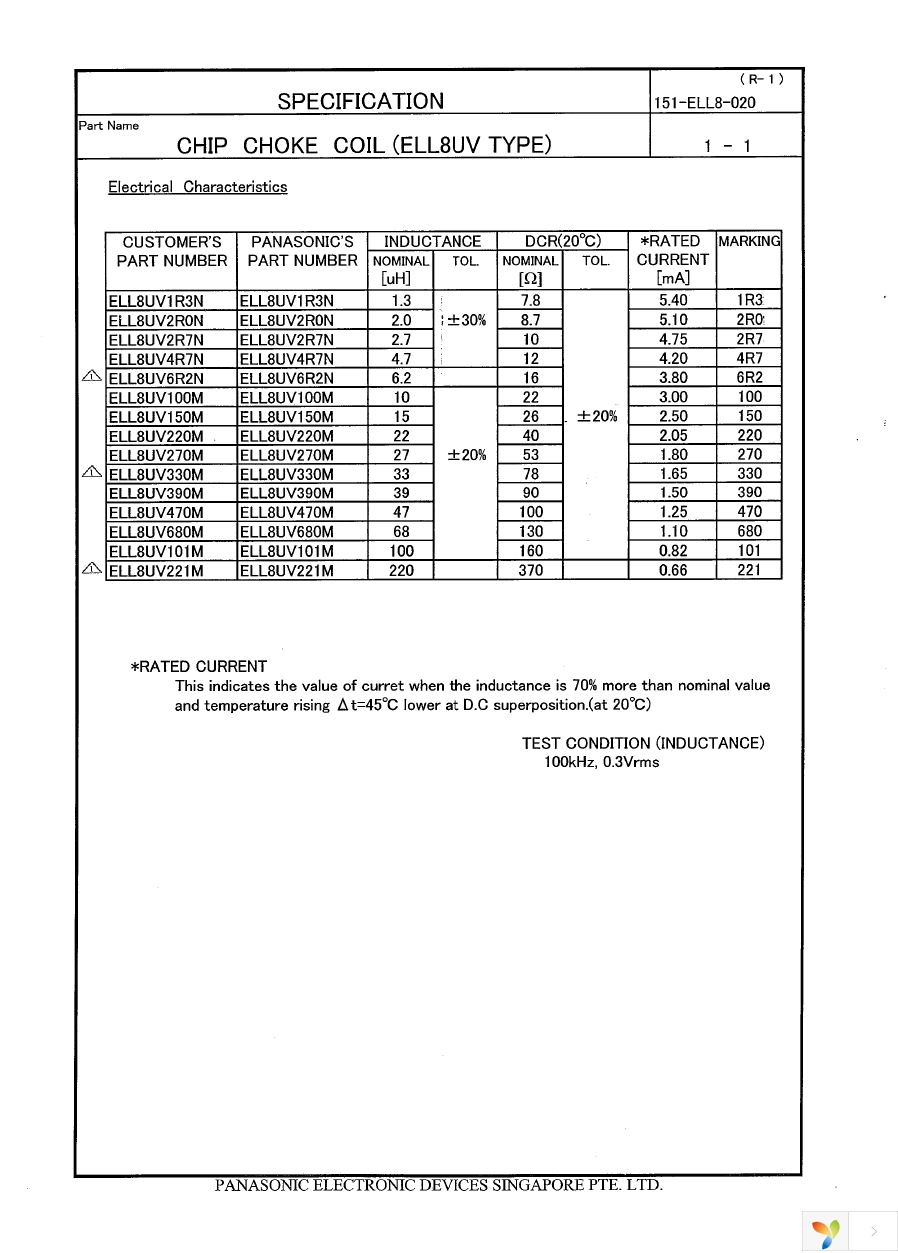 ELL-8UV221M Page 5