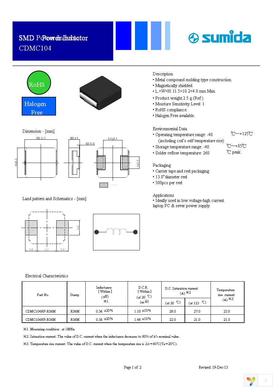 CDMC104NP-R56M Page 1