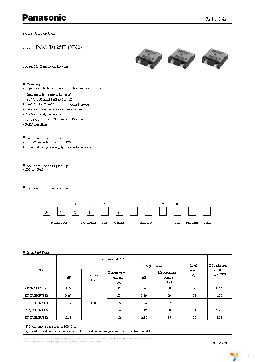 ETQ-P2H2R6BFA Page 1