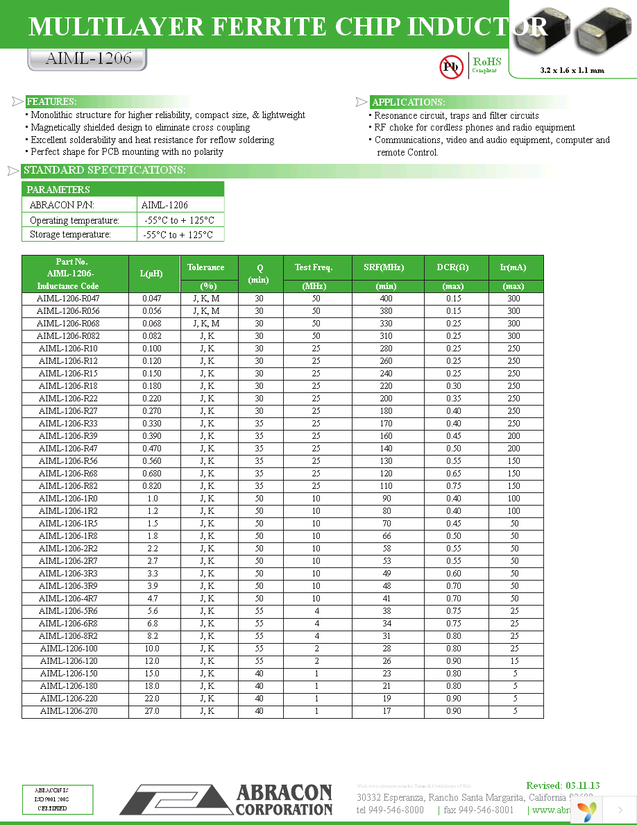 AIML-1206-4R7K-T Page 1