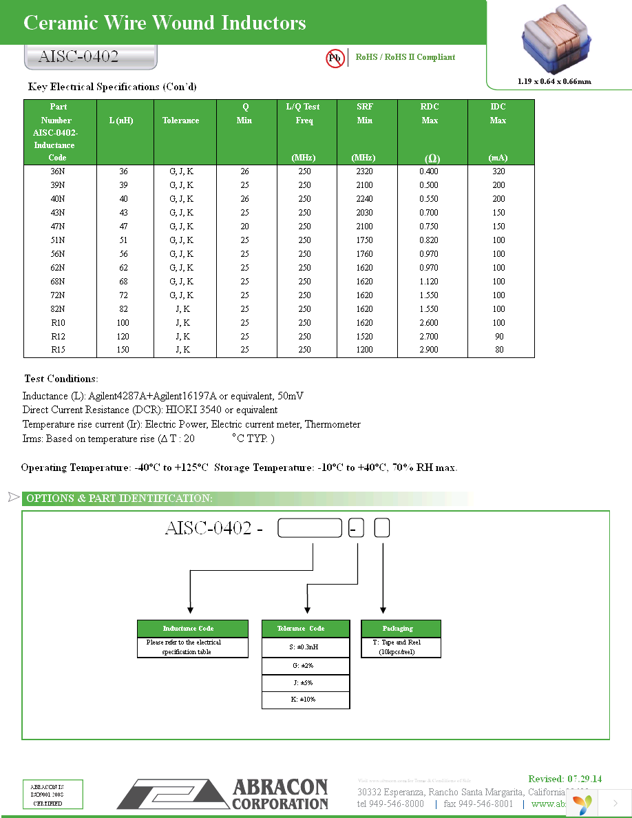 AISC-0402-1NOJ-T Page 2