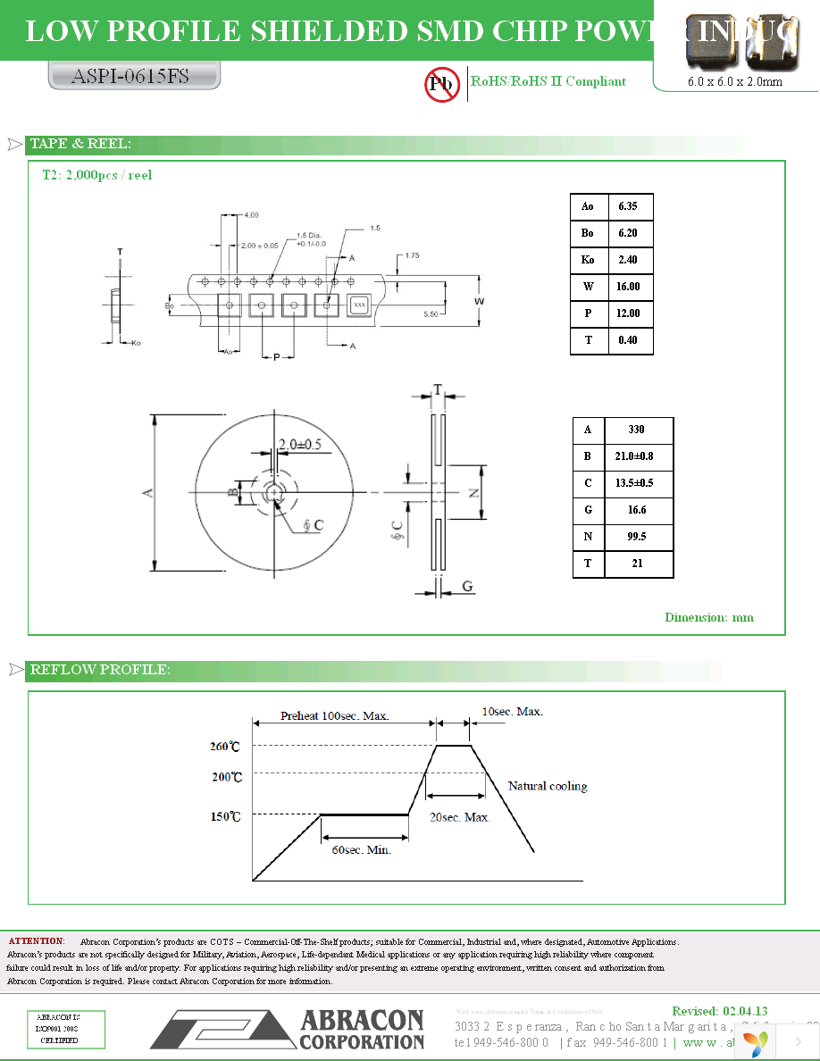 ASPI-0615FS-6R8M-T2 Page 3