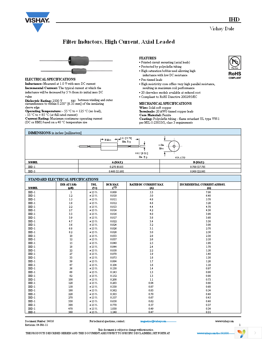 IHD3EB331L Page 1