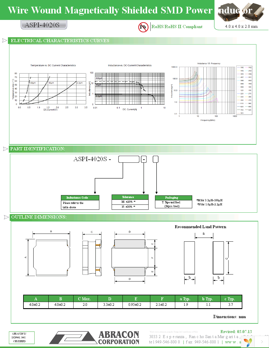 ASPI-4020S-100M-T Page 2