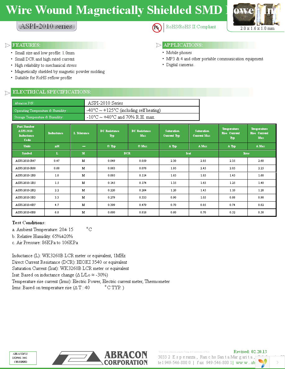 ASPI-2010-6R8M-T Page 1