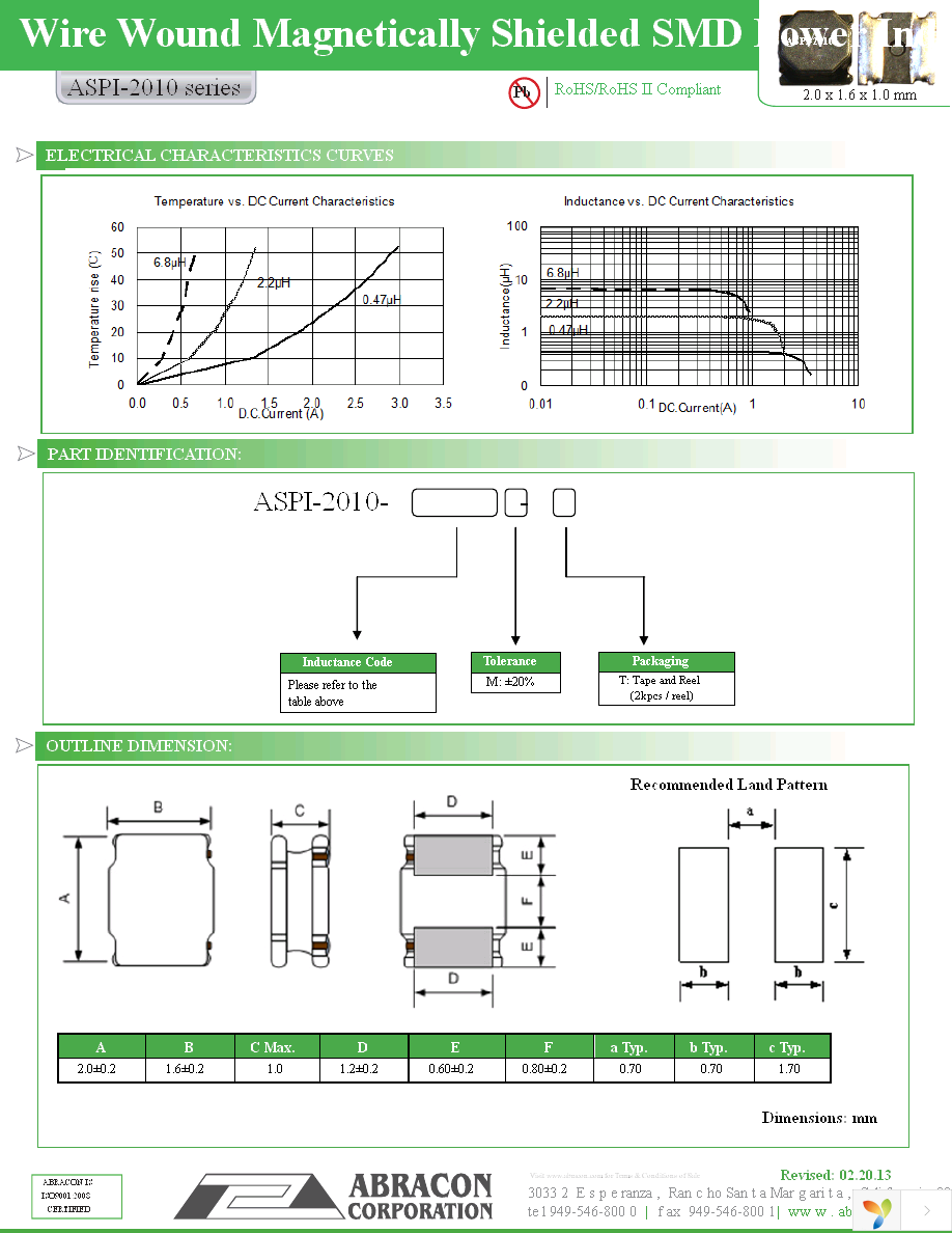 ASPI-2010-6R8M-T Page 2