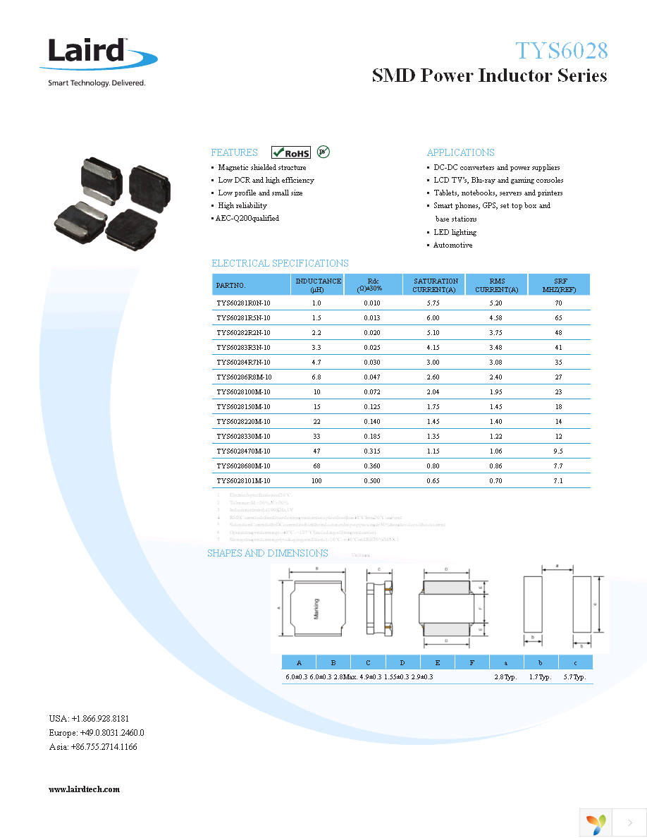 TYS6028150M-10 Page 1