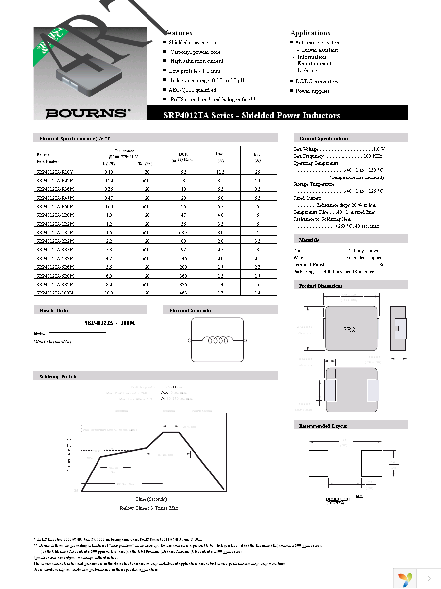 SRP4012TA-R22M Page 1