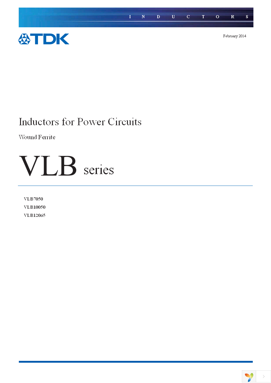 VLB7050HT-R11M Page 1