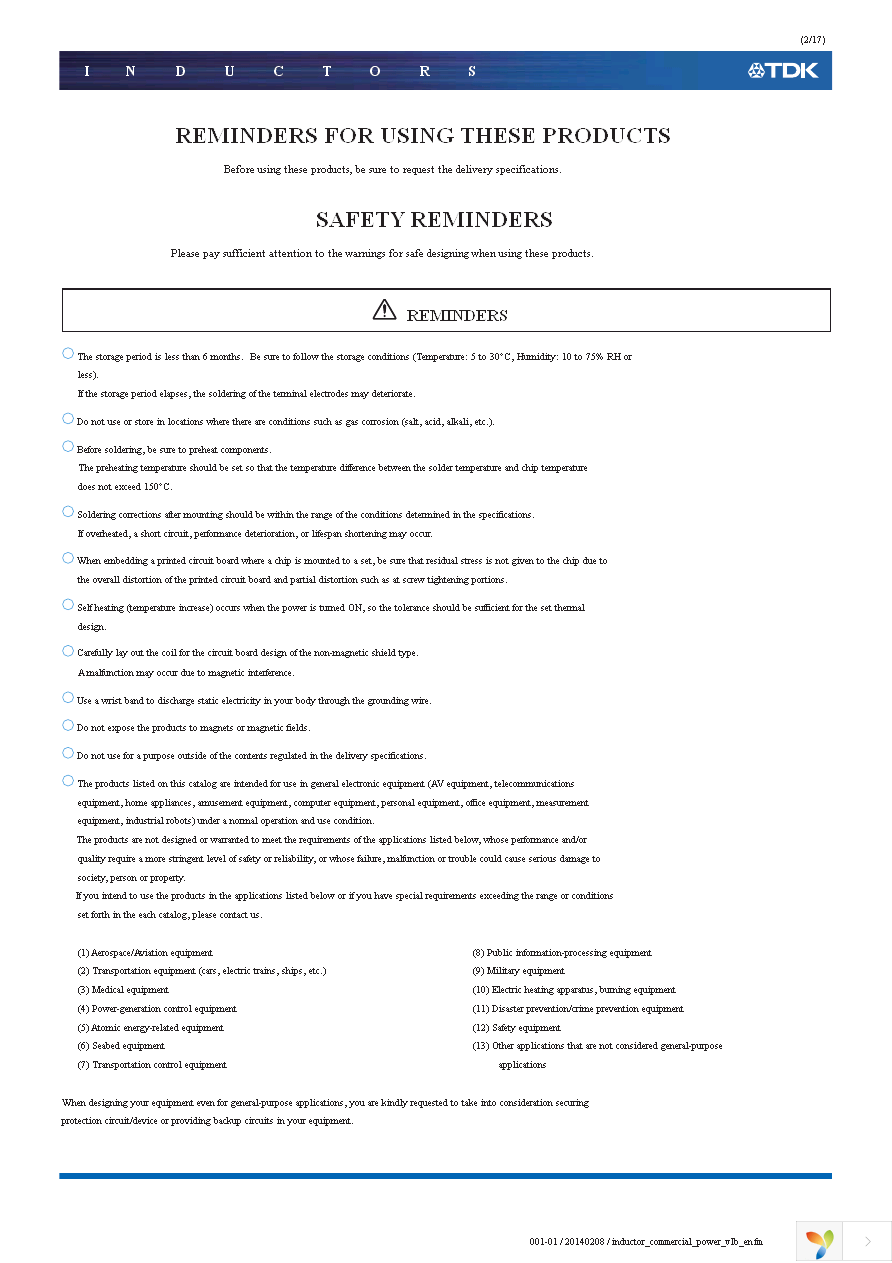 VLB7050HT-R11M Page 2