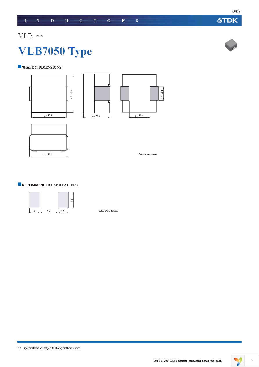 VLB7050HT-R11M Page 5