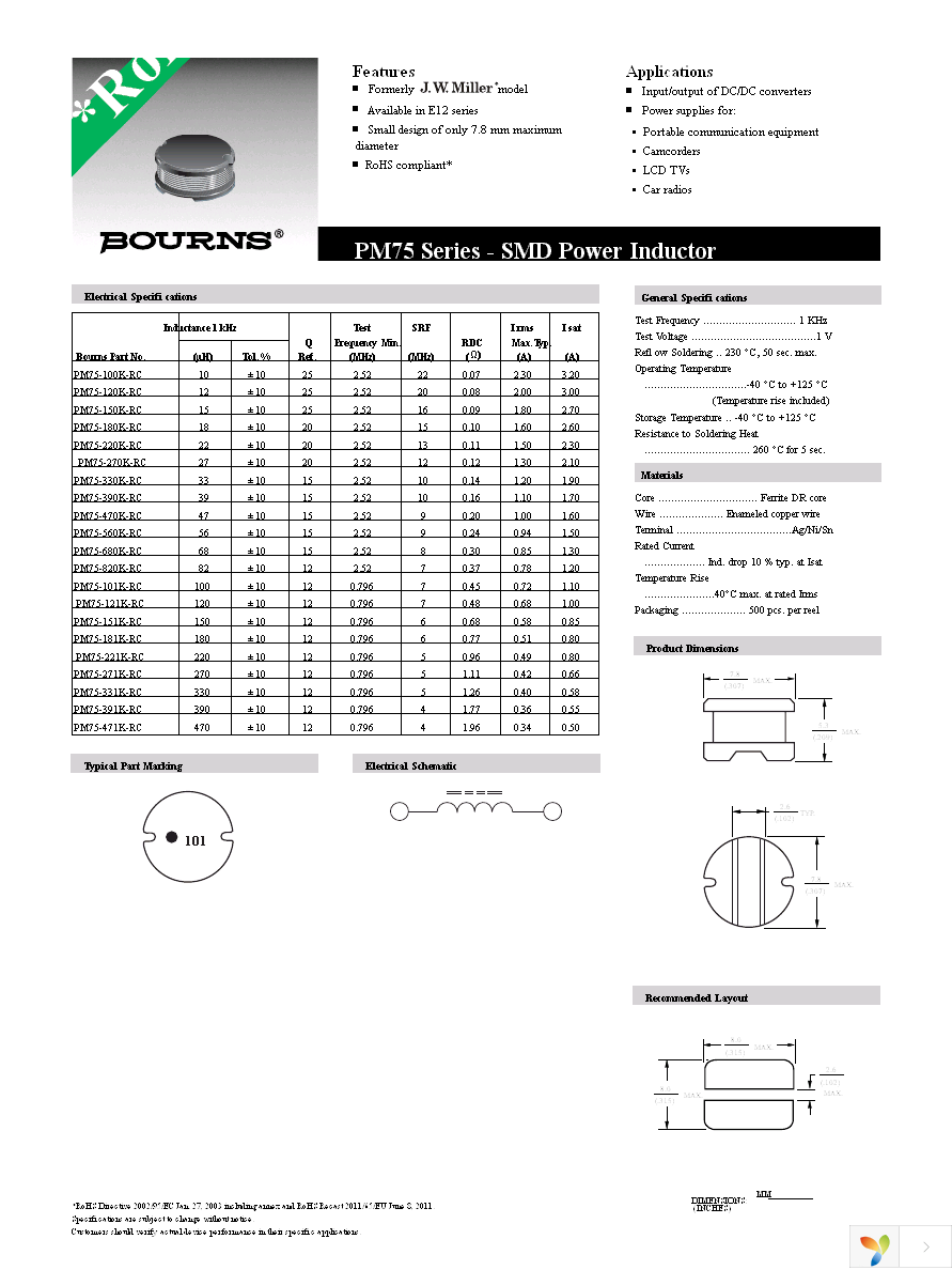 PM75-470K-RC Page 1