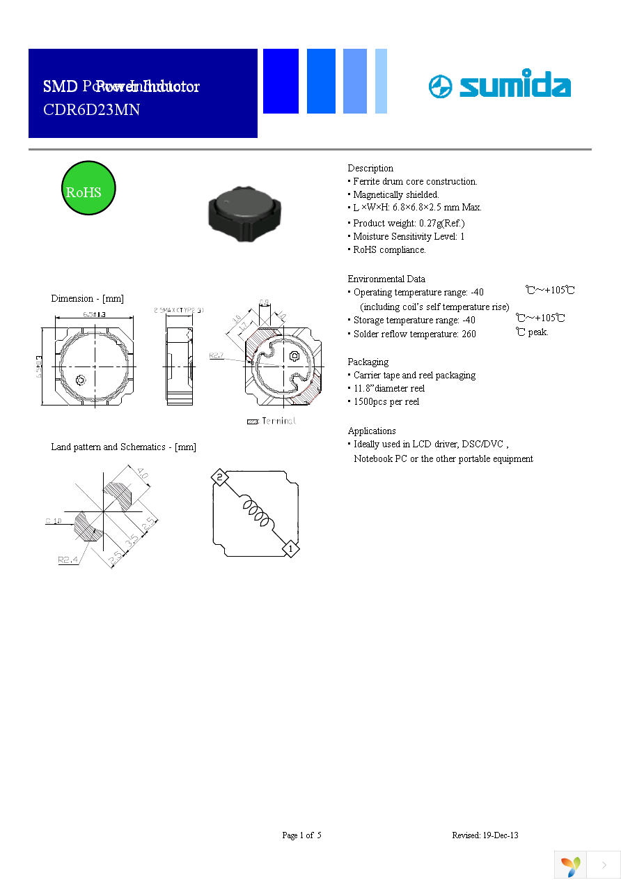 CDR6D23MNNP-8R3NC Page 1