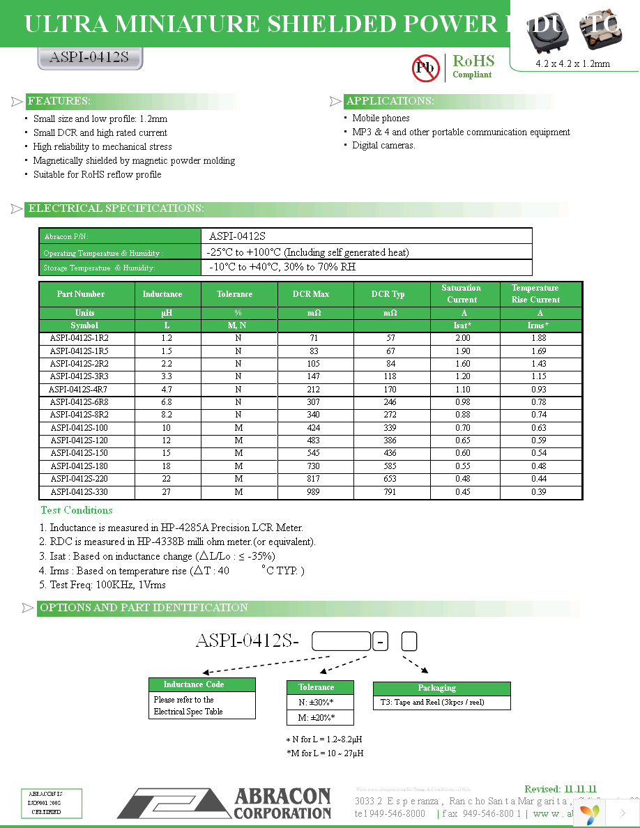 ASPI-0412S-120M-T3 Page 1