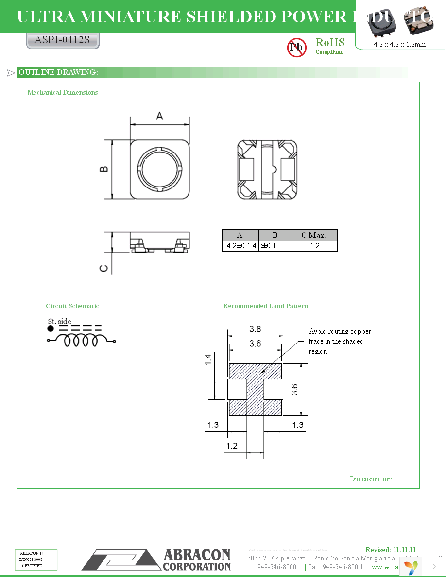 ASPI-0412S-120M-T3 Page 2