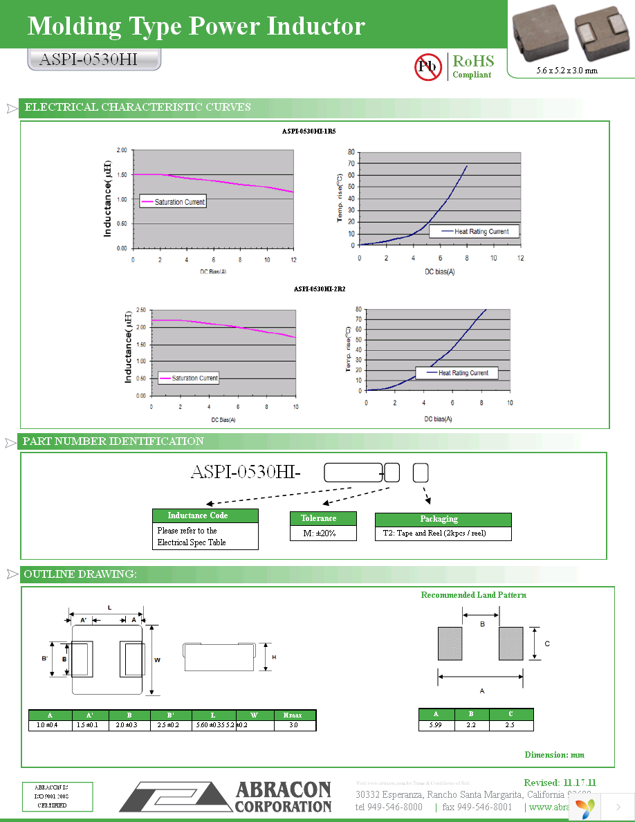 ASPI-0530HI-1R5M-T2 Page 2