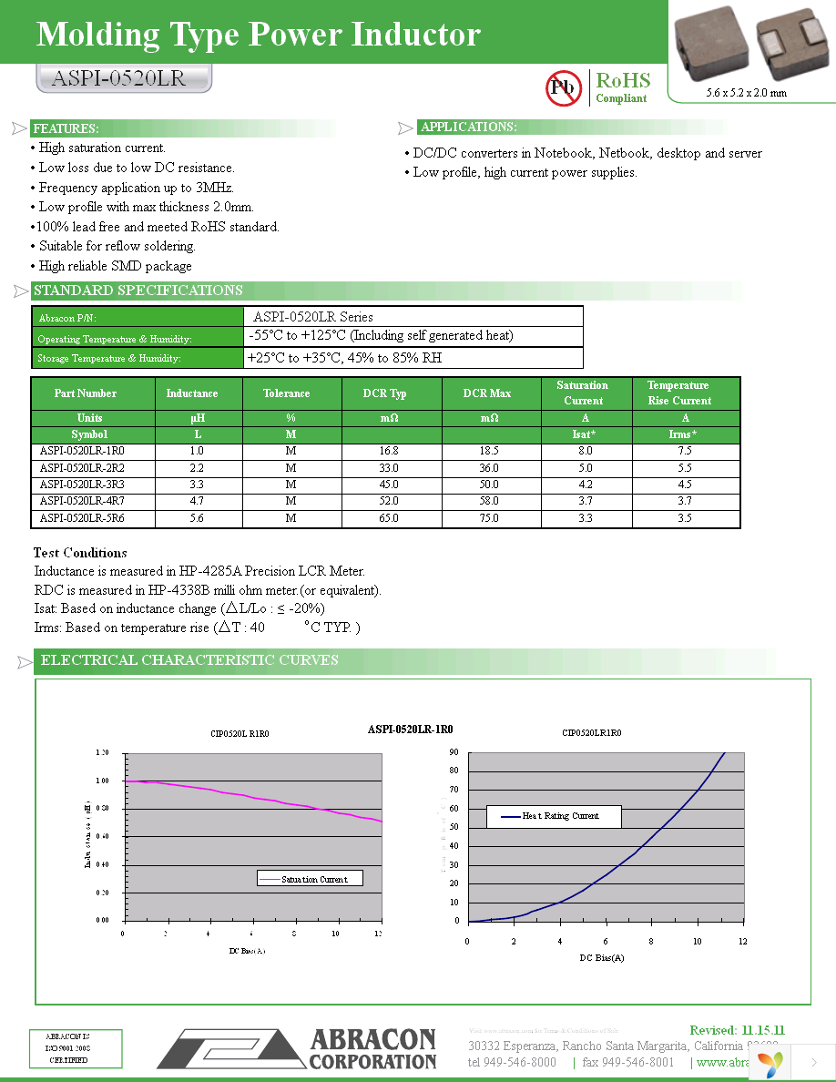 ASPI-0520LR-3R3M-T2 Page 1