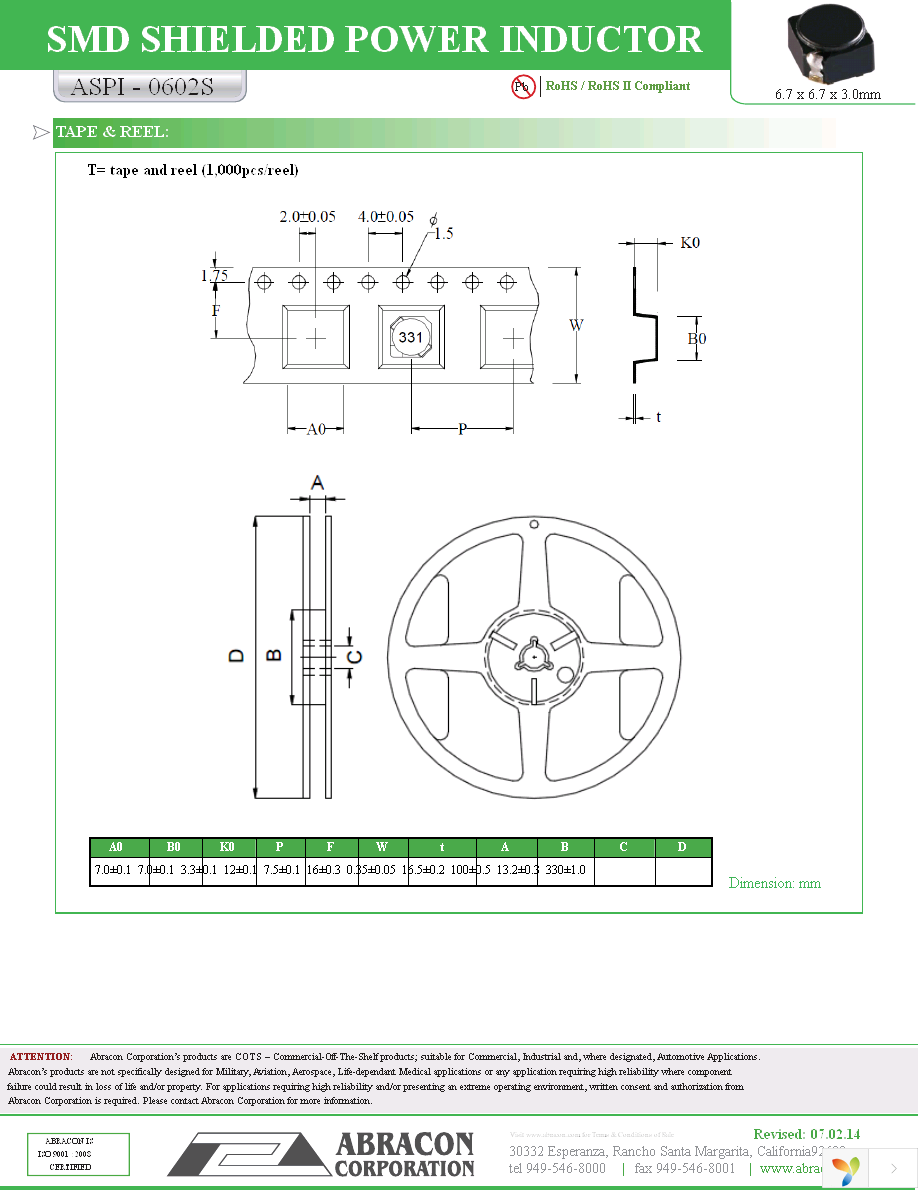 ASPI-0602S-3R9M-T Page 3