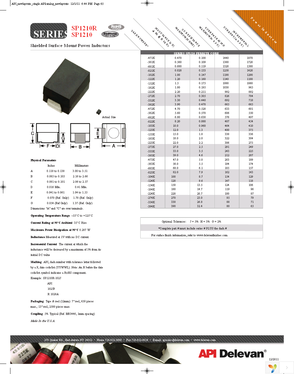 SP1210R-333K Page 1