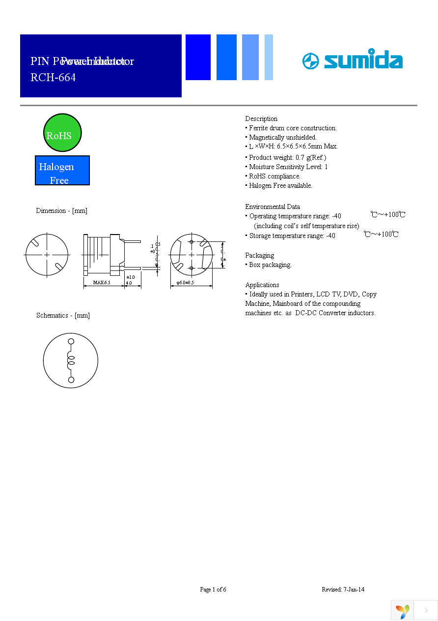 RCH664NP-220K Page 1