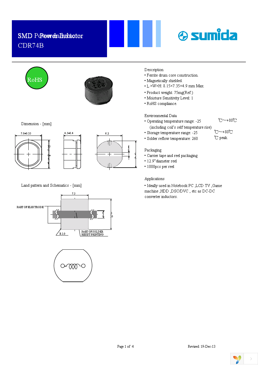 CDR74BNP-220MC Page 1