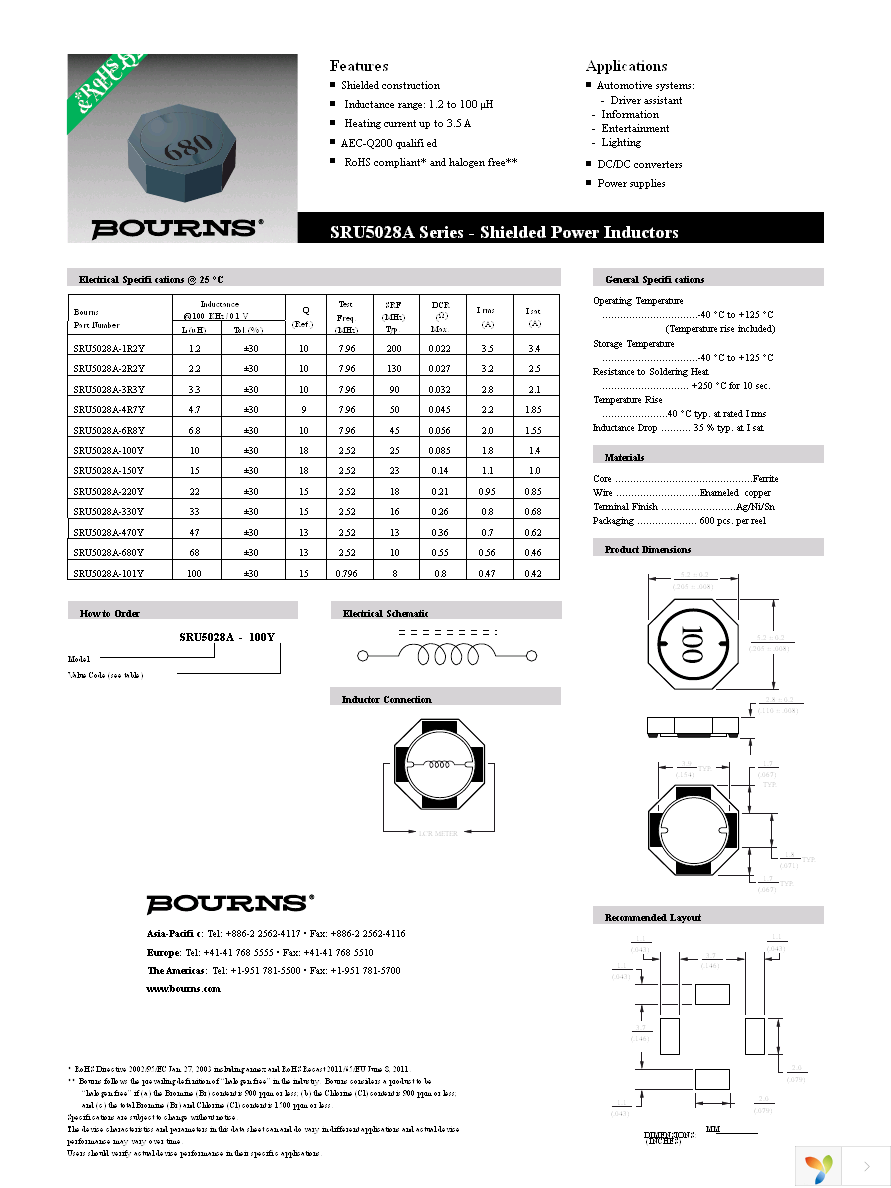 SRU5028A-100Y Page 1