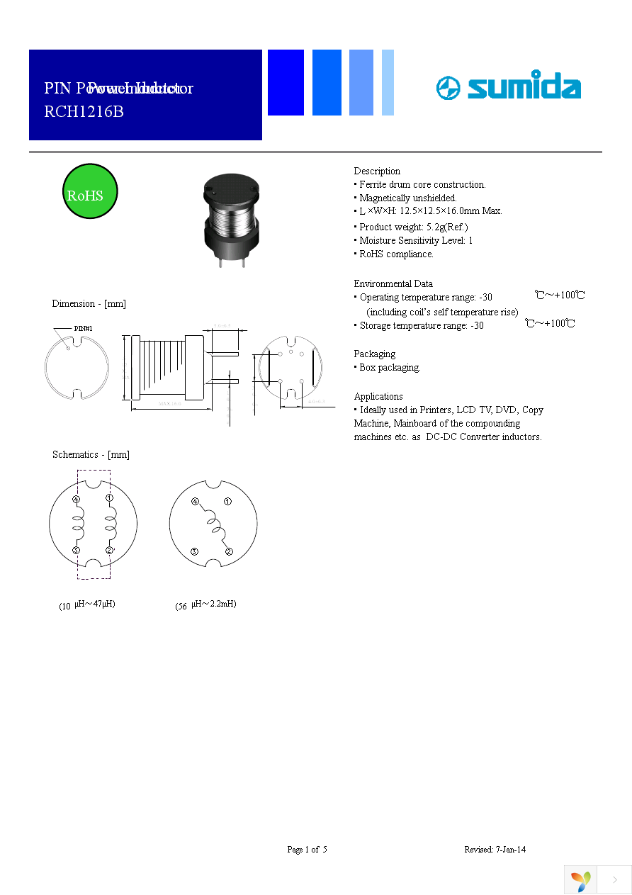 RCH1216BNP-120M Page 1